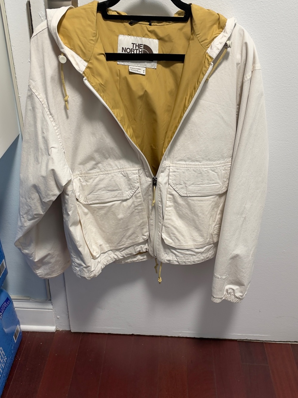 THE NORTH FACE Women's Beige Hooded Utility Jacket (Size M)